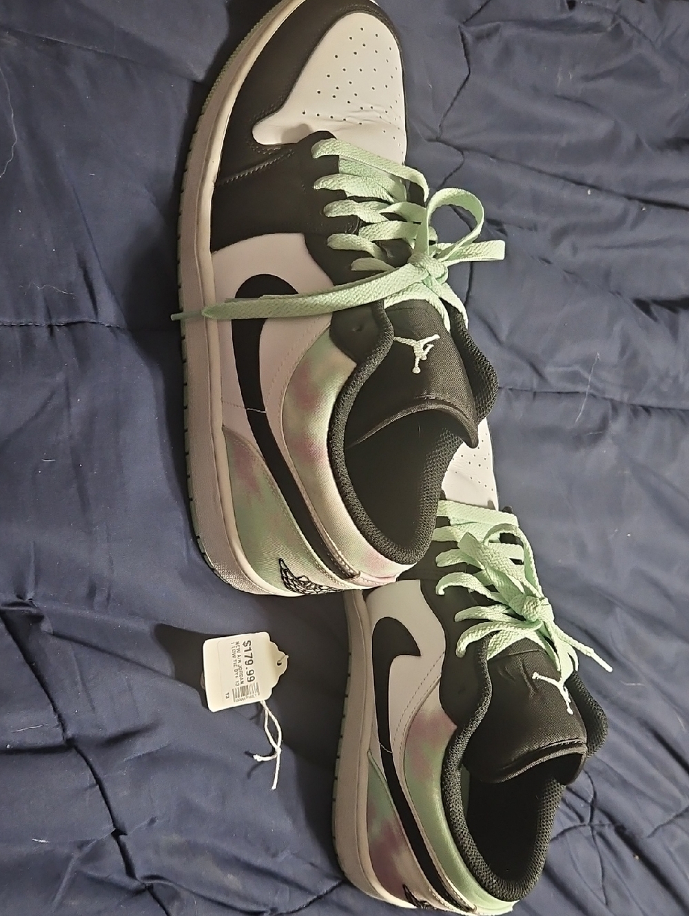 Air Jordan 1 Low with Mint Green Accents